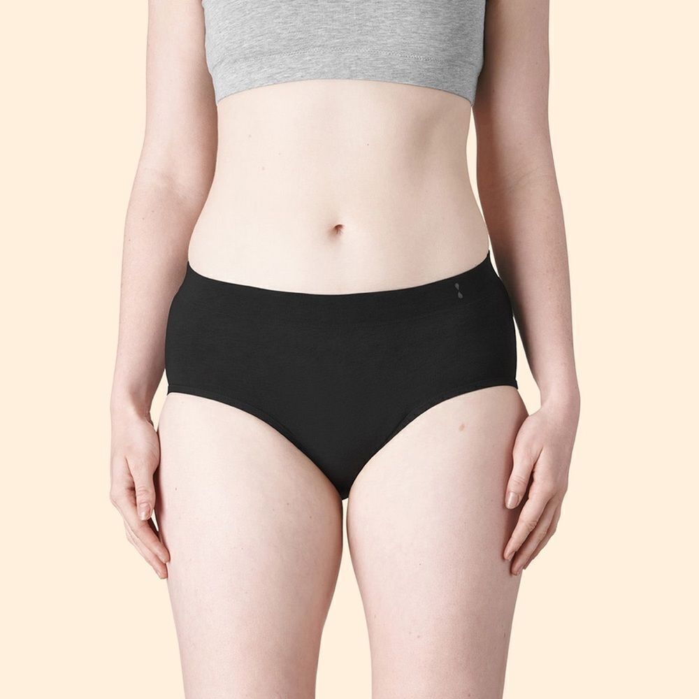Thinx Cotton Brief Super AbsorbencyโBlackโ XL NWT